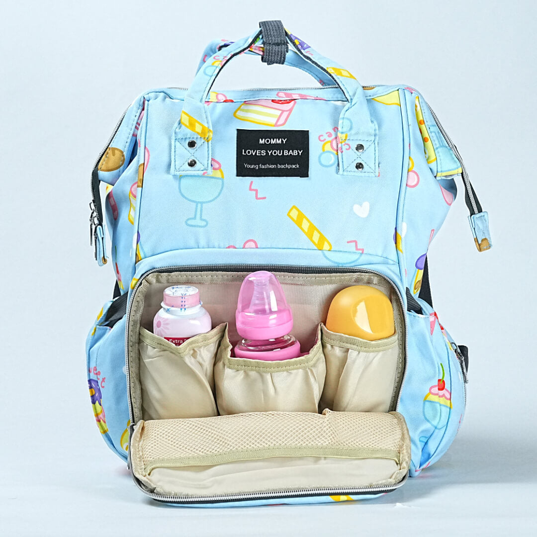 Mommy Loves You Baby Diaper Backpack - Stylish and Functional