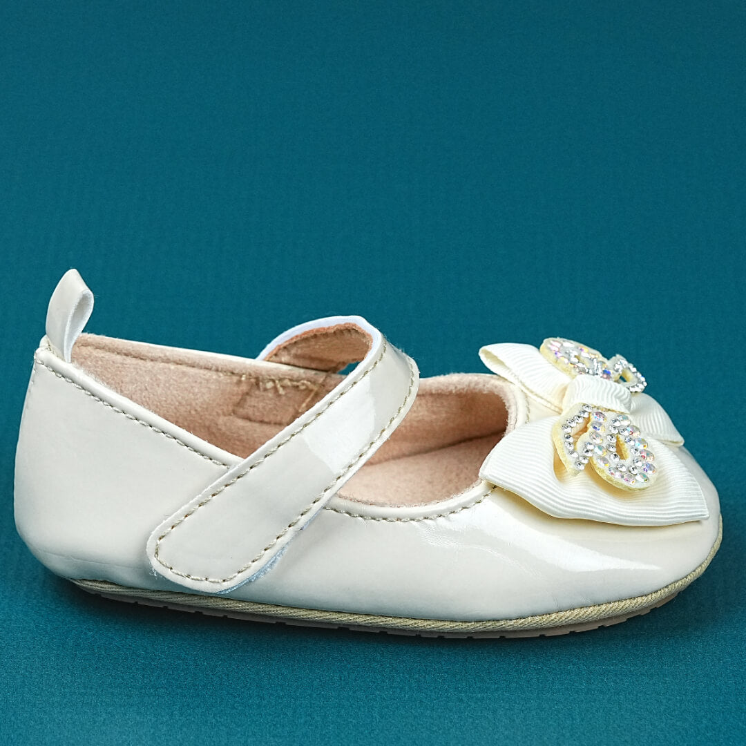 Elegant Baby Mary Jane Shoes with Bow | Perfect for Parties & Special Occasions