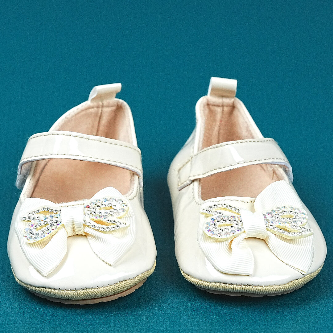 Elegant Baby Mary Jane Shoes with Bow | Perfect for Parties & Special Occasions